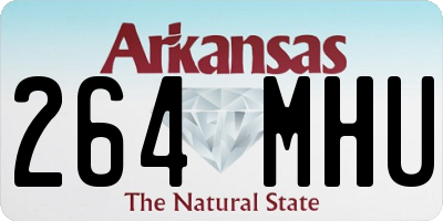 AR license plate 264MHU