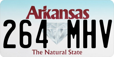 AR license plate 264MHV