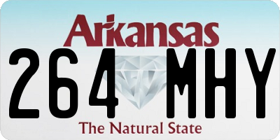 AR license plate 264MHY
