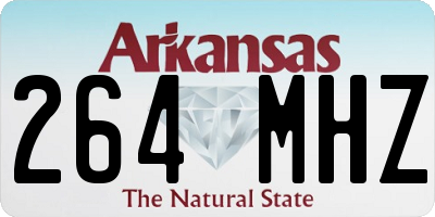 AR license plate 264MHZ