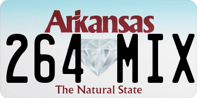 AR license plate 264MIX