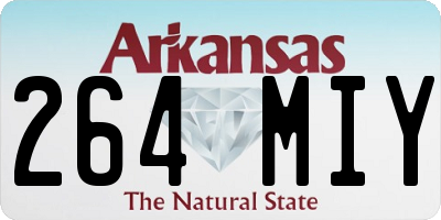 AR license plate 264MIY