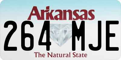 AR license plate 264MJE