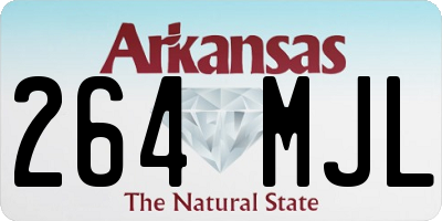 AR license plate 264MJL