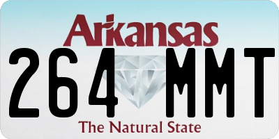 AR license plate 264MMT