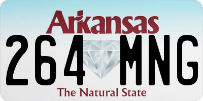 AR license plate 264MNG