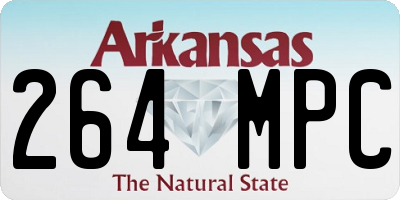 AR license plate 264MPC