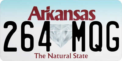 AR license plate 264MQG