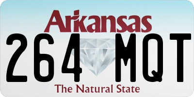 AR license plate 264MQT