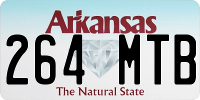 AR license plate 264MTB