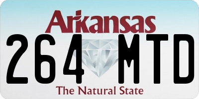 AR license plate 264MTD