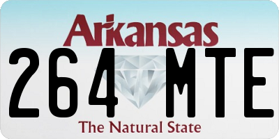 AR license plate 264MTE