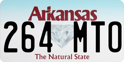 AR license plate 264MTO