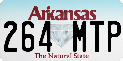 AR license plate 264MTP