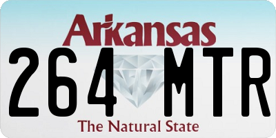 AR license plate 264MTR