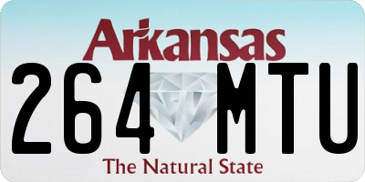 AR license plate 264MTU