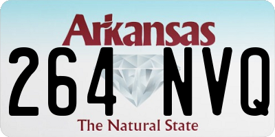 AR license plate 264NVQ