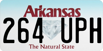 AR license plate 264UPH