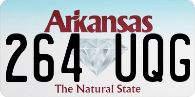 AR license plate 264UQG