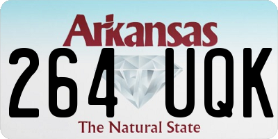 AR license plate 264UQK
