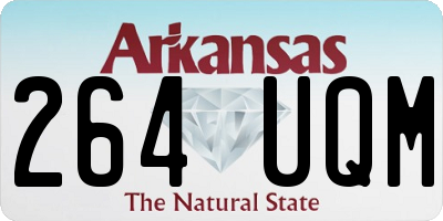 AR license plate 264UQM