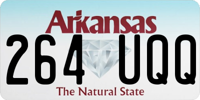 AR license plate 264UQQ