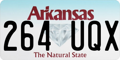 AR license plate 264UQX