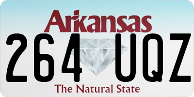 AR license plate 264UQZ