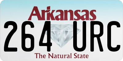 AR license plate 264URC