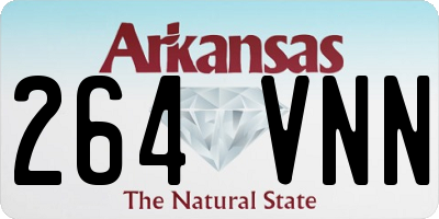 AR license plate 264VNN