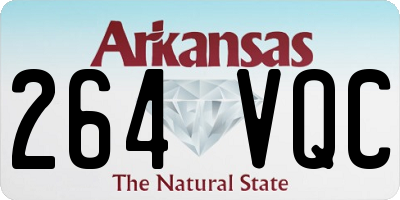 AR license plate 264VQC