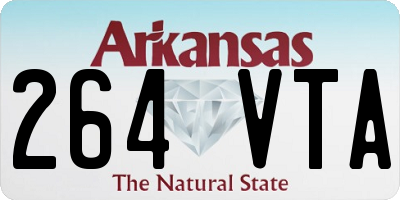 AR license plate 264VTA
