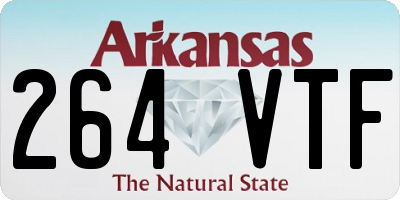 AR license plate 264VTF