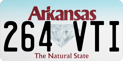 AR license plate 264VTI