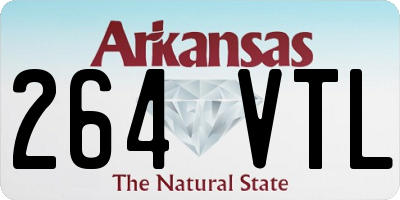 AR license plate 264VTL