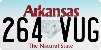 AR license plate 264VUG