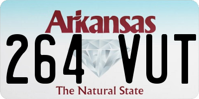 AR license plate 264VUT