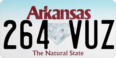 AR license plate 264VUZ