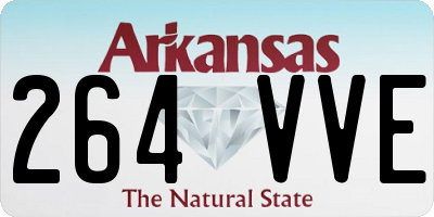 AR license plate 264VVE