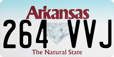 AR license plate 264VVJ