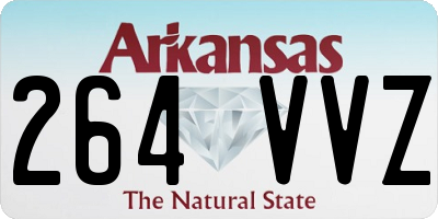 AR license plate 264VVZ