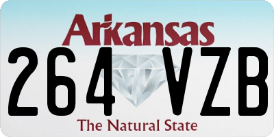 AR license plate 264VZB