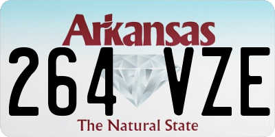 AR license plate 264VZE