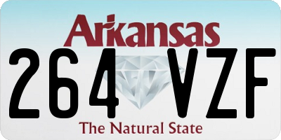 AR license plate 264VZF