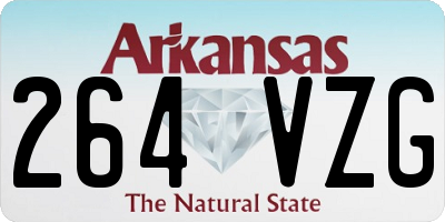 AR license plate 264VZG