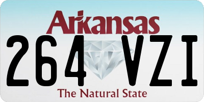 AR license plate 264VZI