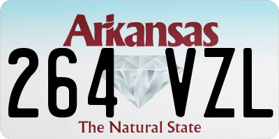 AR license plate 264VZL