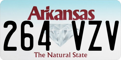 AR license plate 264VZV