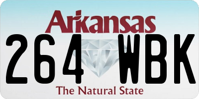 AR license plate 264WBK