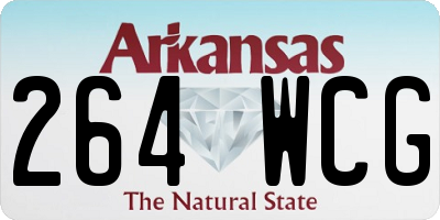 AR license plate 264WCG